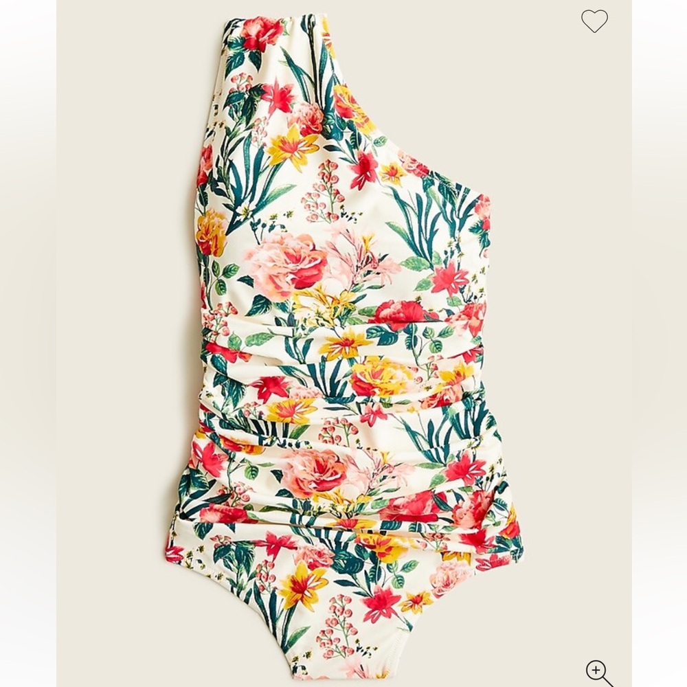 J. Crew floral one piece swimsuit